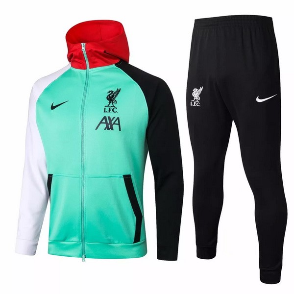 Chaqueta Con Capucha Liverpool 2020 2021 Verde Negro